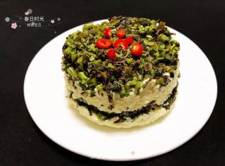 #春野菜# Tofu Mixed with Toon recipe