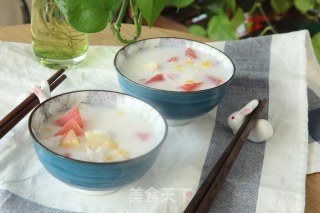 There is A Fresh Kitchen: Summer Solstice Health Porridge-watermelon Polenta recipe