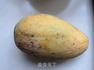 #果#mango Crisp with Egg Tart Skin recipe