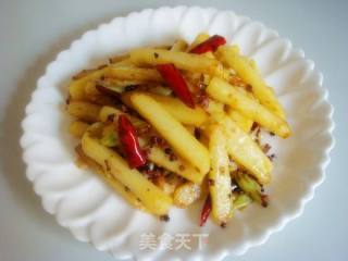 【sichuan Cuisine】--dried Stir-fried Potato Chips recipe