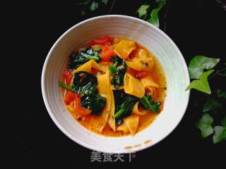 Pumpkin Noodles with Spinach recipe
