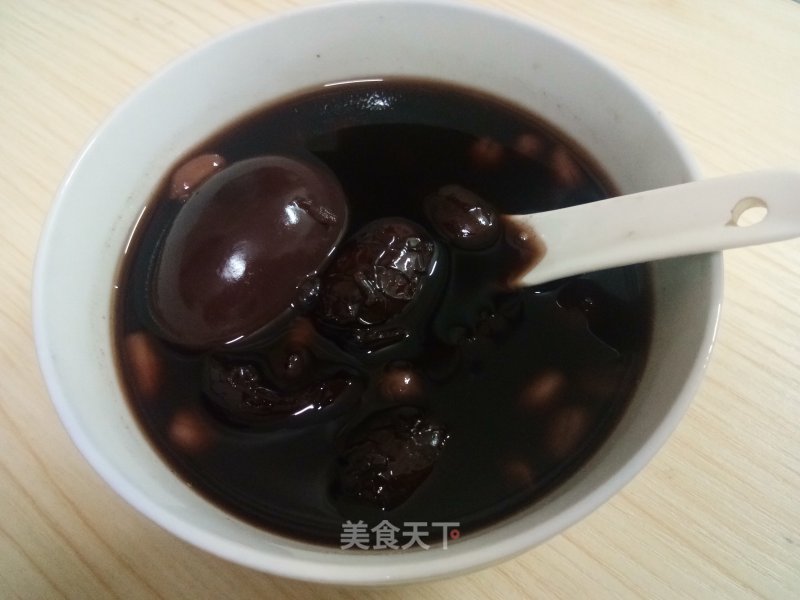Angelica Black Glutinous Rice, Red Dates, Egg Syrup recipe