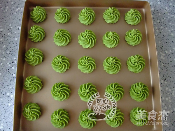 Favorite Touch of Green --- Matcha Almond Cookies recipe