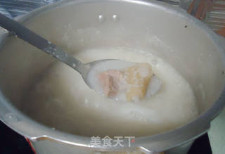 Sea Cucumber Bacon and Preserved Egg Congee recipe