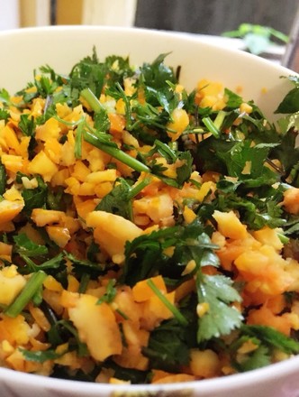 Cilantro with Orange Zest recipe