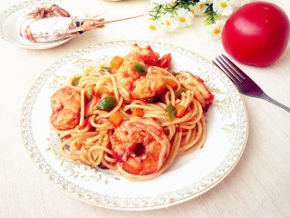 Red Shrimp Pasta recipe