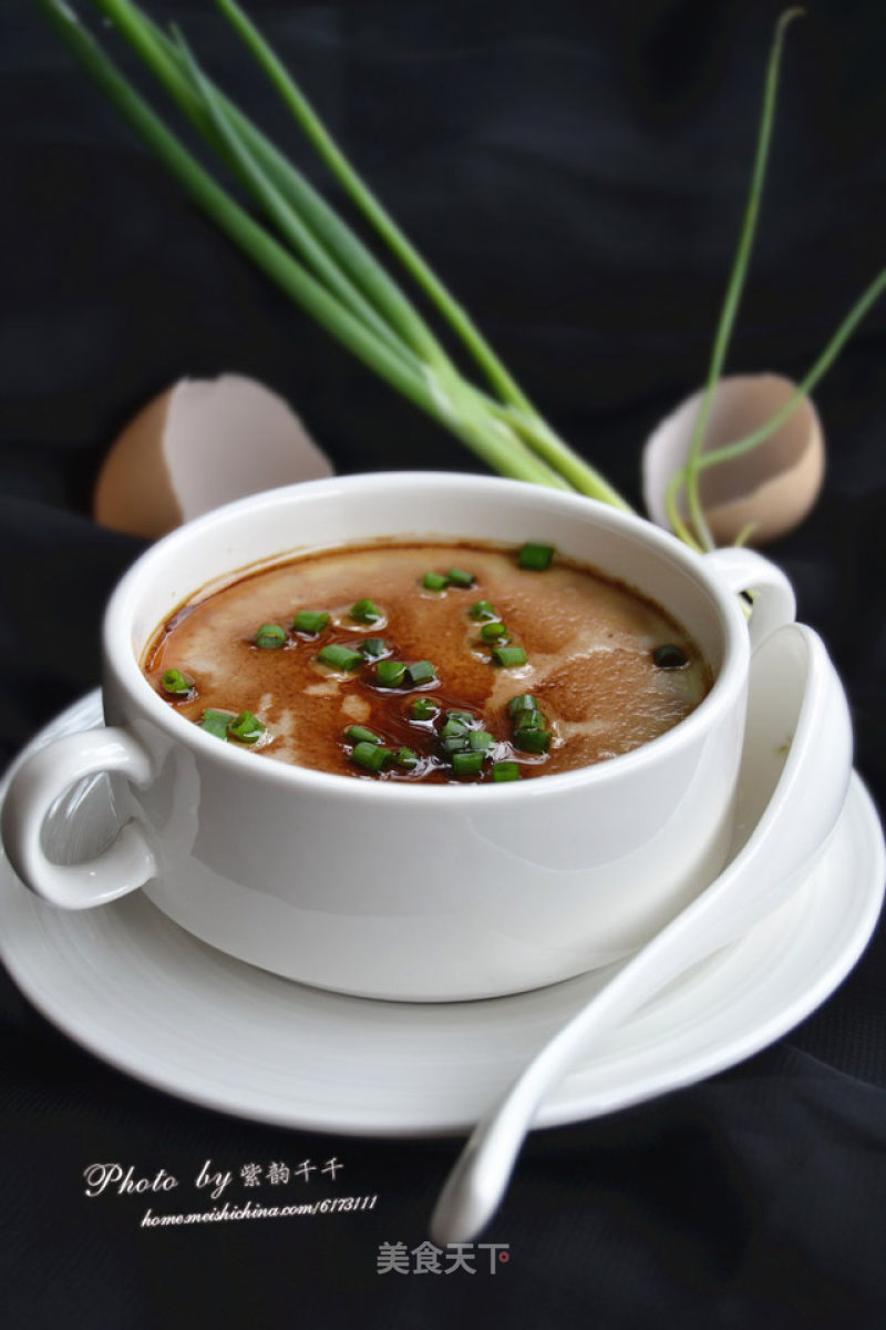 Steamed Egg with Ganoderma Spore Powder recipe