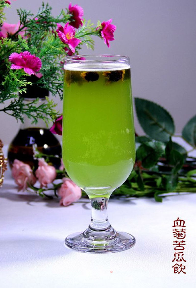 Summer Health Drink "blood Chrysanthemum Bitter Gourd Drink" recipe
