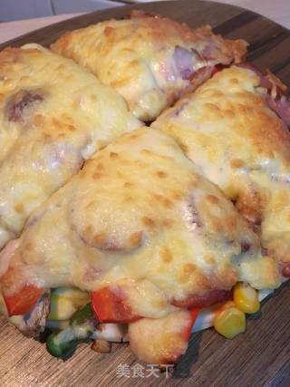 Assorted Pizza with Red Sausage recipe