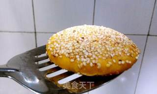 Children's Favorite-pumpkin Glutinous Rice Bean Paste Cake recipe