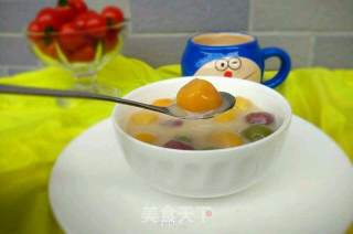 Colorful Glutinous Rice Balls recipe