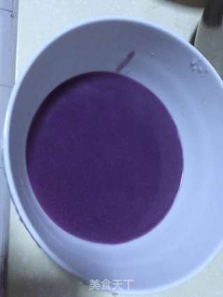 Purple Sweet Potato Soy Milk Soup recipe