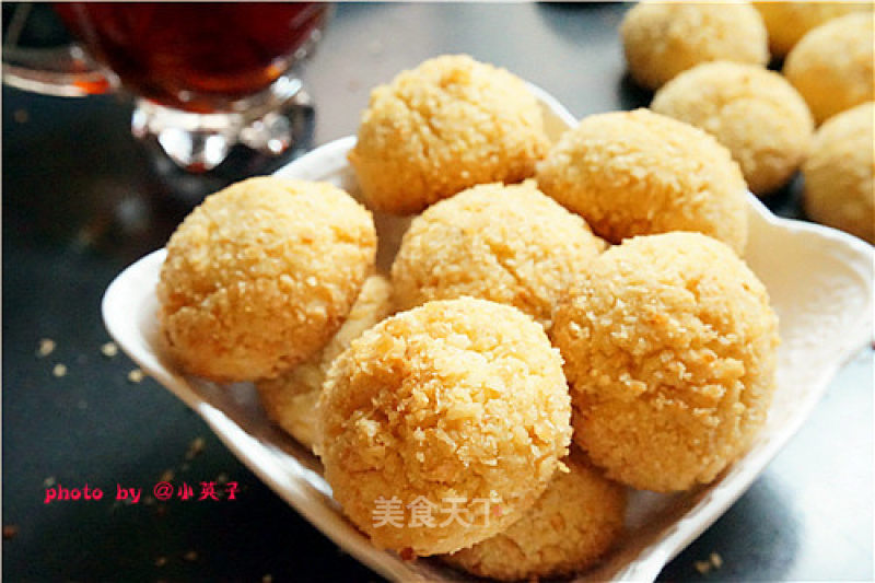 Coconut Balls with Egg Yolk recipe