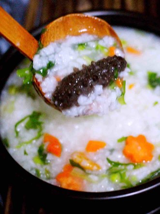 Seafood and Vegetable Congee