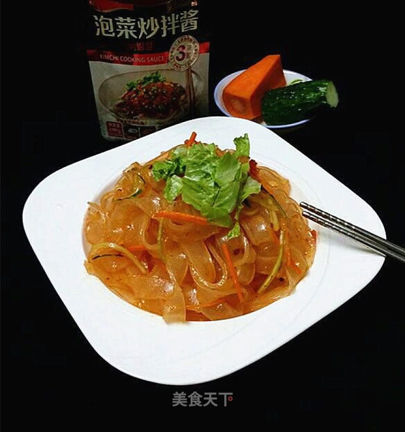 Korean Vermicelli with Sauce recipe