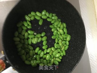 Stir-fried Edamame with Pickled Cauliflower recipe