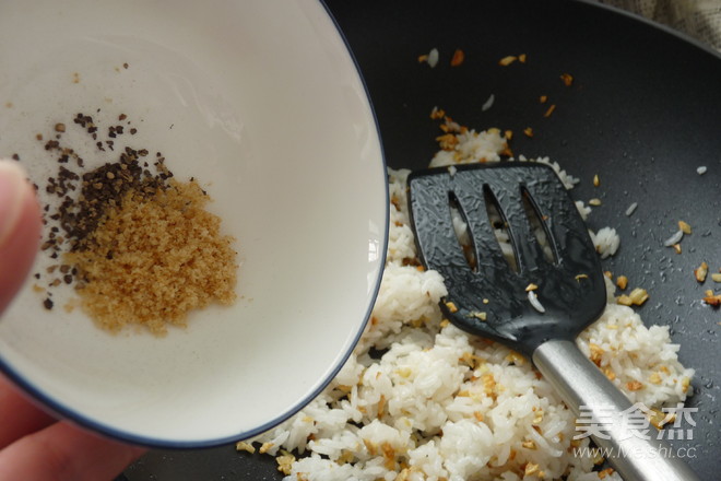 Golden Garlic Fried Rice recipe