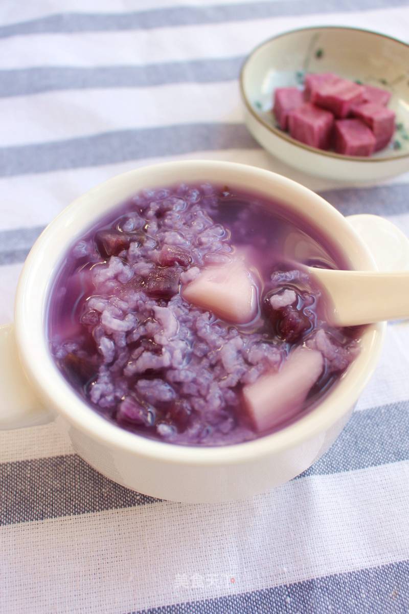 Yam Purple Potato Porridge
