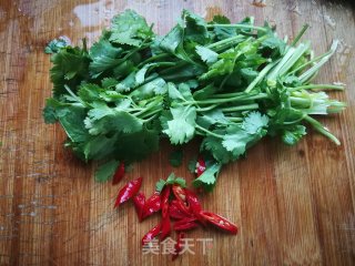 Coriander and Carrots Mixed Vegetable Tripe Shreds recipe