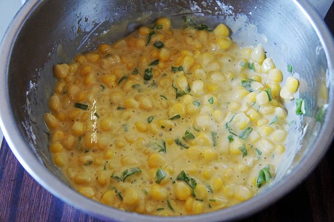 Tender Corn Omelette recipe