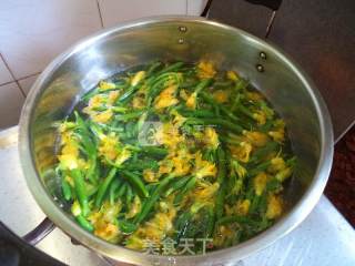 Boiled Cucumber Flower recipe