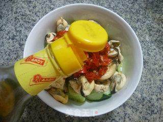 Cucumber Mixed with Mussels recipe