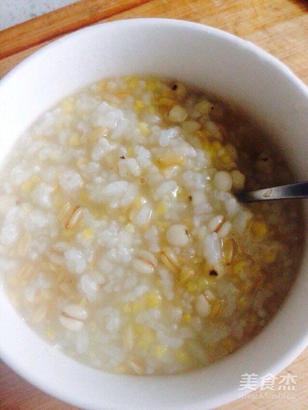 Brown Sugar Flakes, Oats, Corn Grits, Barley Rice Porridge recipe