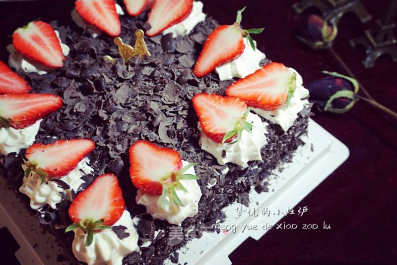 Strawberry Black Forest Cake recipe