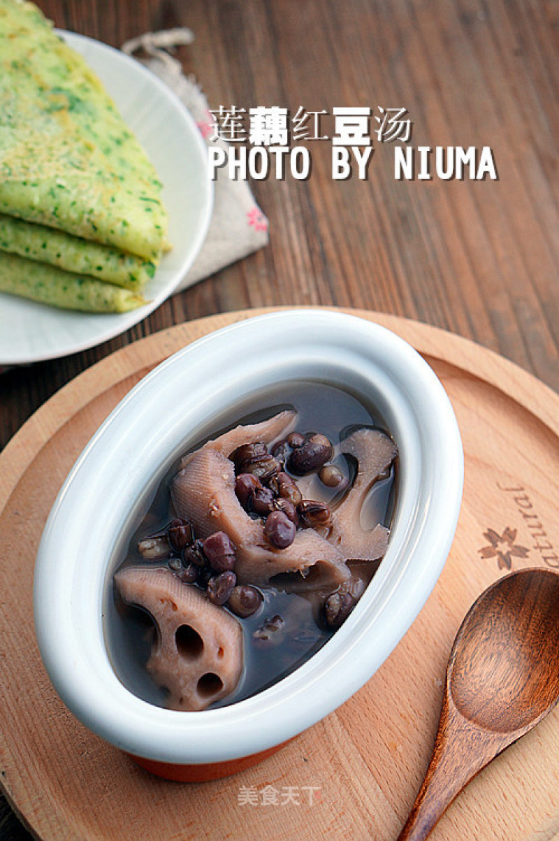 Lotus Root Red Bean Soup recipe