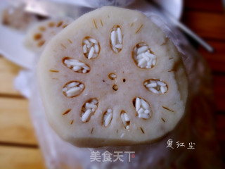 Sweet Osmanthus Glutinous Rice Lotus Root recipe
