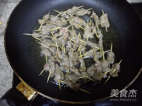 Toothpick Beef recipe