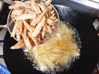 Fried Lotus Sticks recipe