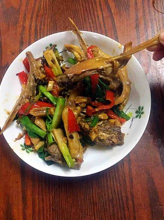 Braised Duck Chin in Sauce recipe