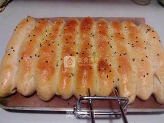 Fence Bread Sitting in Rows recipe