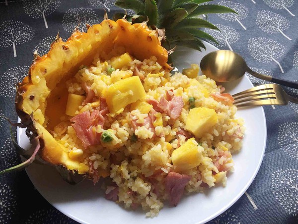 Pineapple Bacon Fried Rice recipe