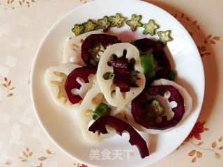 Blueberry Lotus Root Slices recipe