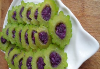 Purple Sweet Potato Bitter Gourd recipe