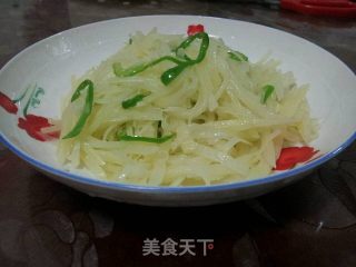Green Pepper and Potato Shreds recipe