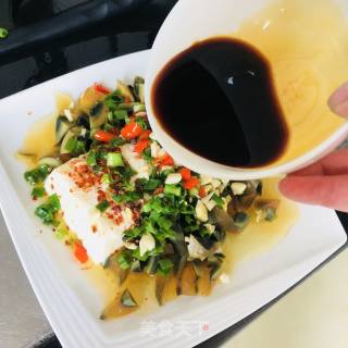 Tofu with Preserved Egg recipe