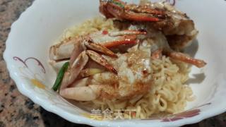 快手懒人饭#crab Noodles recipe