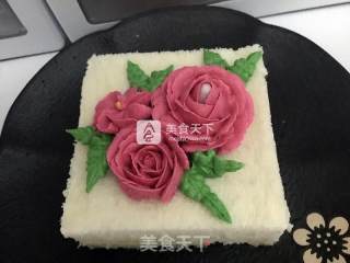 Chestnut Cream Flower Rice Cake recipe