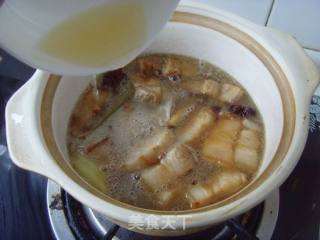 Braised Pork Belly with Tea Tree Mushroom recipe