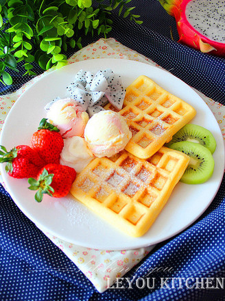 Ice Cream Waffles recipe