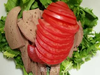 Bitter Chrysanthemum Mixed with Pork Liver recipe