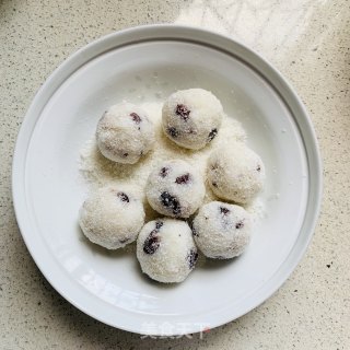 Honey Beans and Yam Coconut Balls recipe