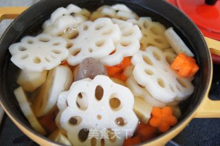 【momo New Year's Eve Dishes】wufu Linmen Japanese Root Vegetable Mixed Boiled recipe