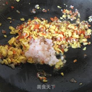 Fried Rice with Onion and Shrimp recipe