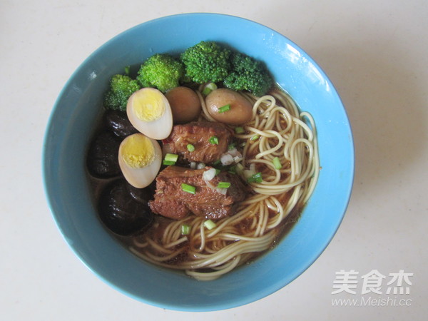 Mushroom Spare Ribs Noodle recipe