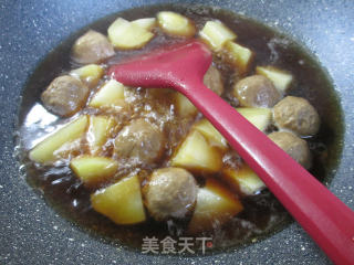 Beef Balls and Potatoes recipe