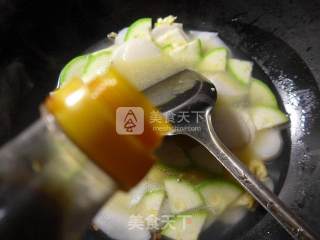 Zucchini Egg Rice Cake Soup recipe